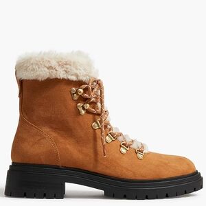 J. CREW Brown Lace Up Boots #2